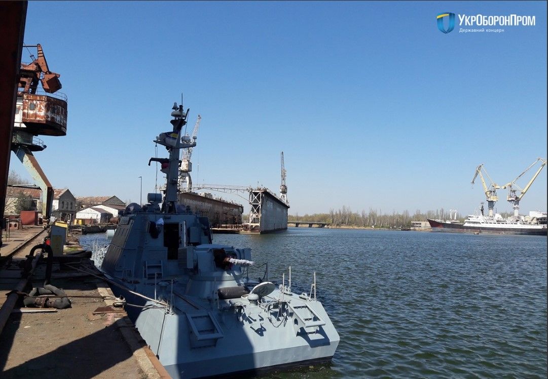 Отремонтированный катер. Фото: ukroboronprom.com.ua