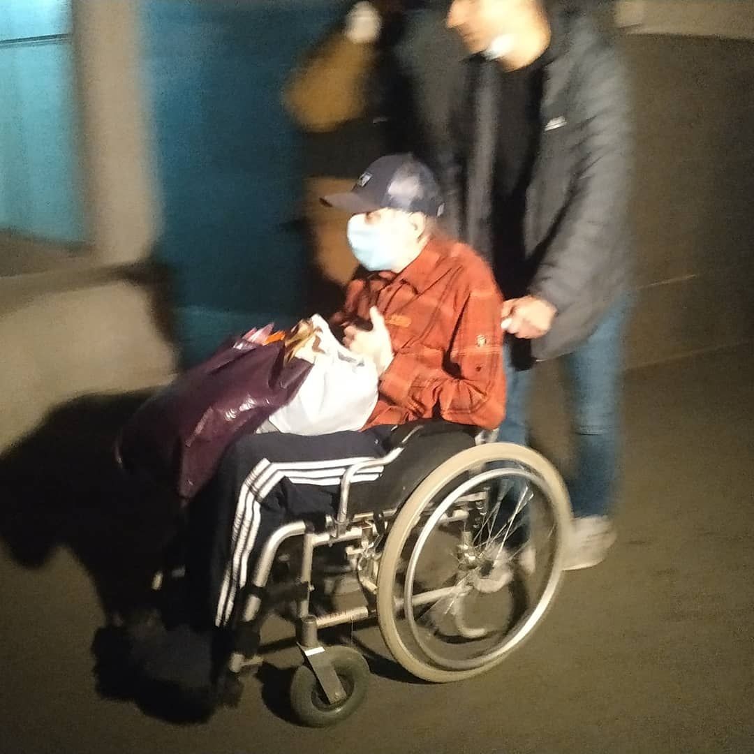 Эвакуация из Александровской больницы. Фото: facebook.com/KyivOperativ