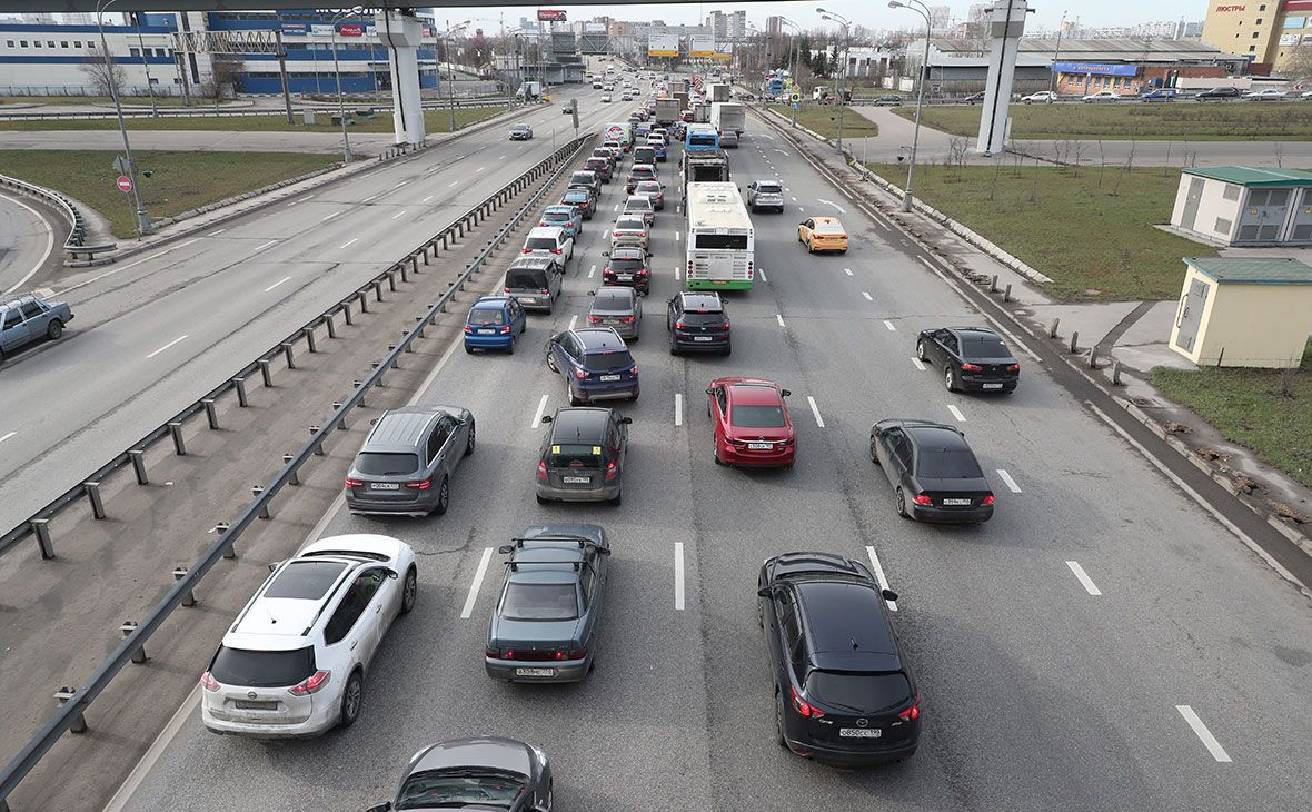 Пробки в Москві 15 квітня. Фото: РБК-Росія