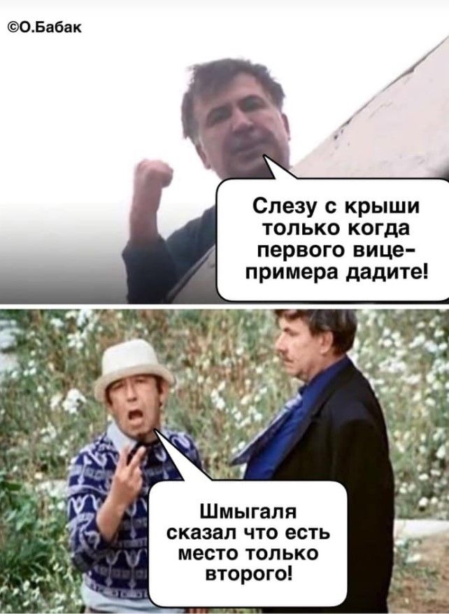 Мемы про Саакашвили. Фото: twitter.com/galakhova71
