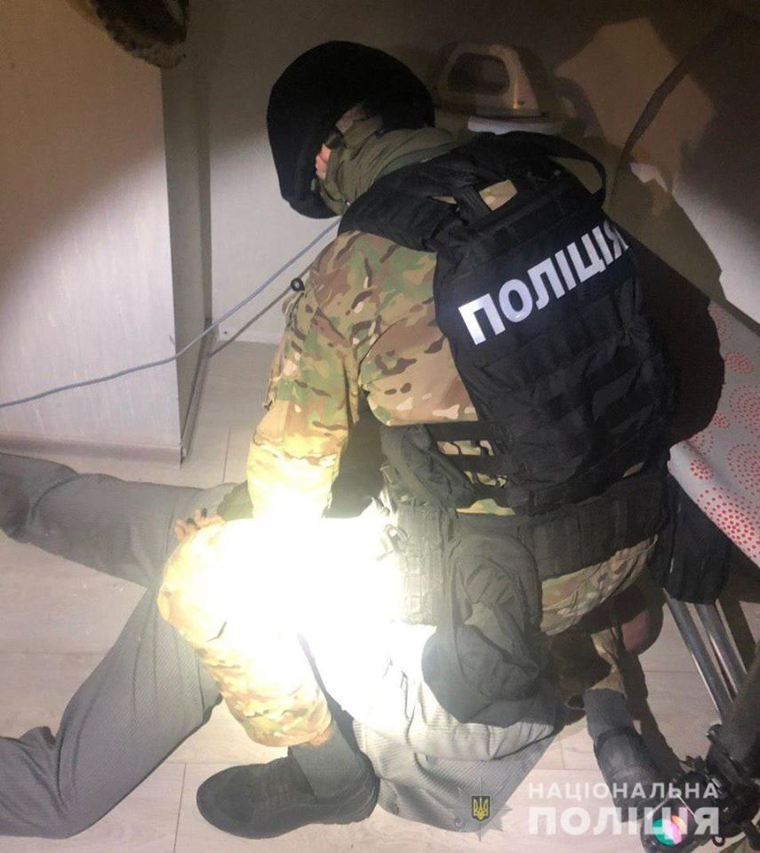 Иностранец угрожал взорвать дом. Фото: Facebook Полиция Киевской области