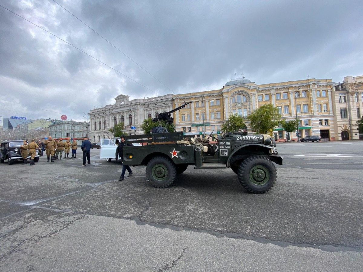 Автопробег в Харькове. Фото: Telegram/ХС | Харьков