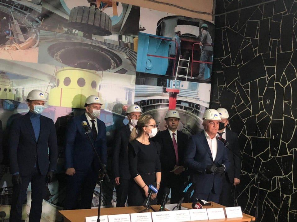 Ольга Буславец на Київській ГАЕС