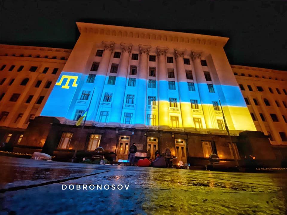 Инсталляция ко Дню памяти жертв геноцида крымскотатарского народа. Фото: Facebook/Yan Dobronosov