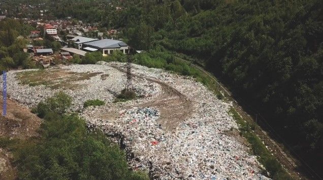 Мусорка на Закарпатье. Фото: mukachevo.net