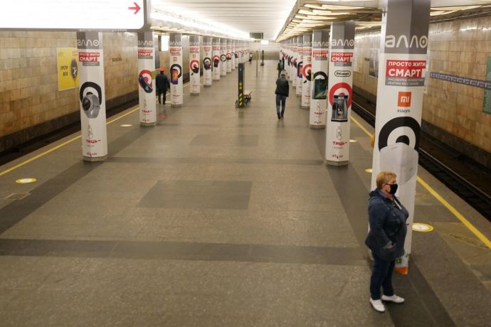 Метро вранці. Фото: УП