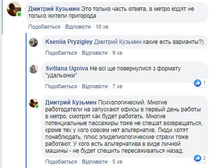 Коментарі під постом