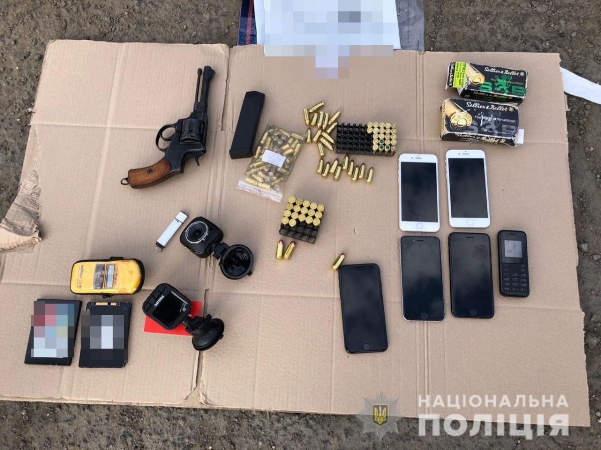 Задержание киллеров. Фото: kyiv.npu.gov.ua