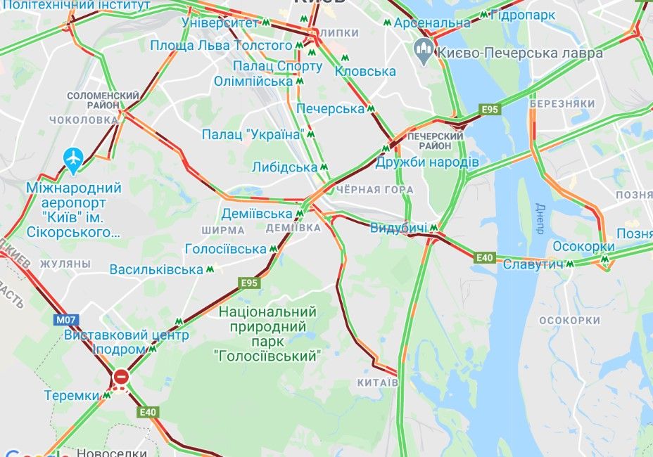Затори в Києві