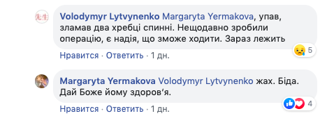 Скриншот: facebook/ Volodymyr Lytvynenko
