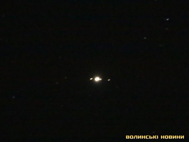 В ночь на 15 июля Юпитер прошел на минимальном расстоянии от Земле. Фото: Волинські Новини
