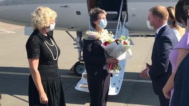 Президент Швейцарии Симонетта Зоммаруга. Фото: Facebook/ Посольство Швейцарии в Украине