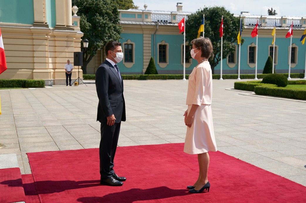 Встреча Владимира Зеленского и Симонетты Самморуги. Фото: president.gov.ua
