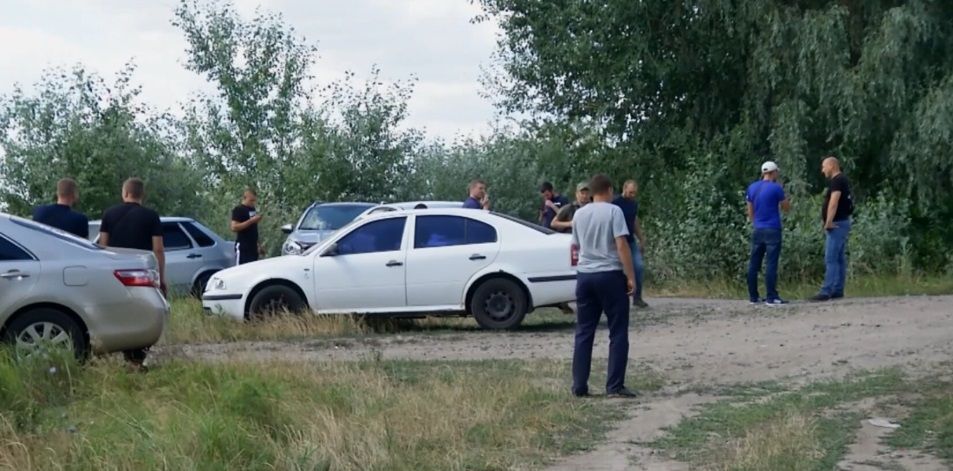 На місці загибелі Плекана. Скріншот відео
