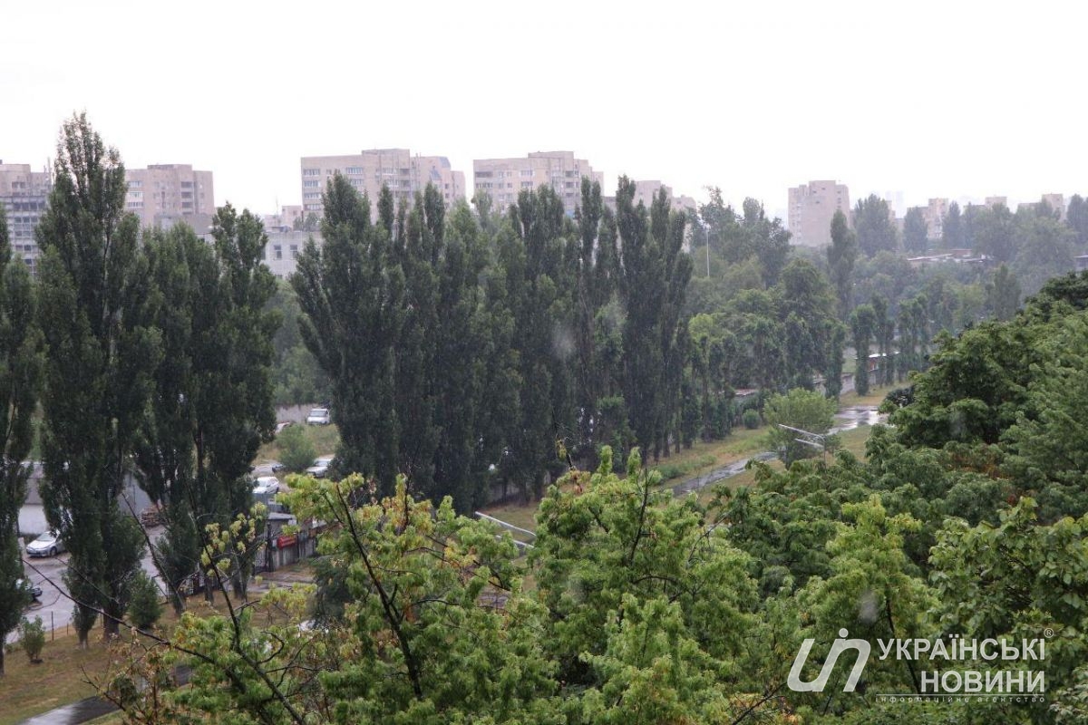 Непогода в Киеве 25 июля. Фото: Валерия Назаренко