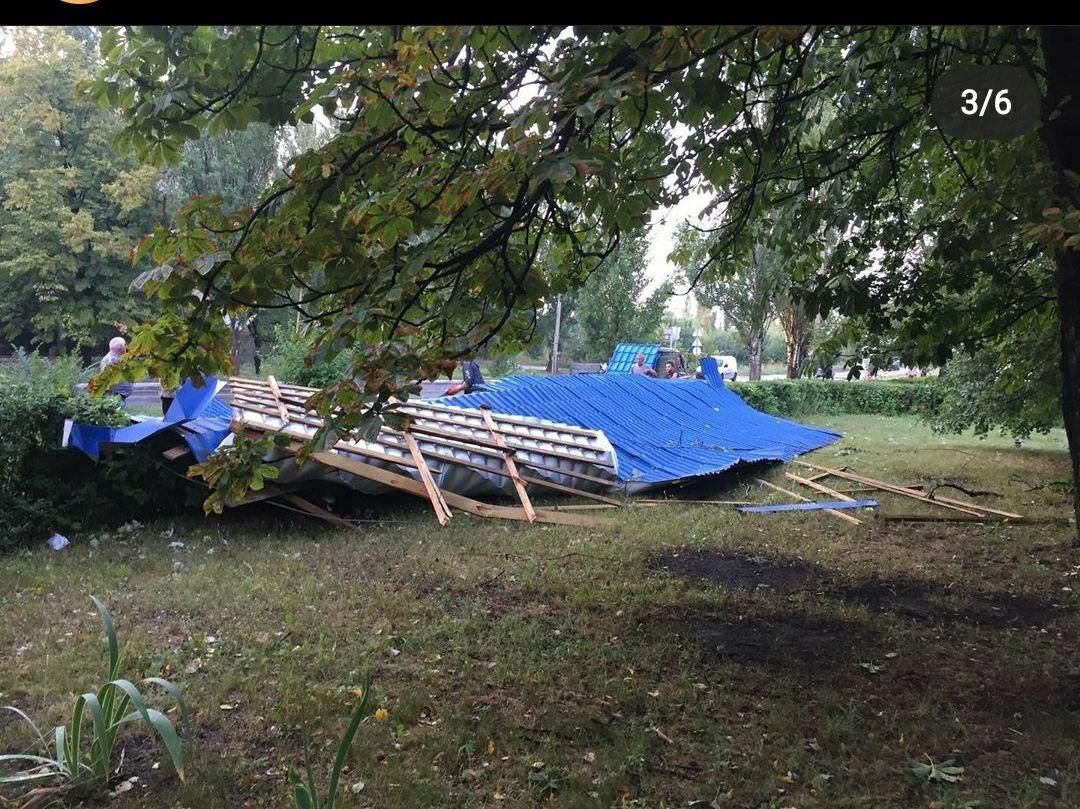 Непогода в Донецкой области. Фото: Telegram-канал 
