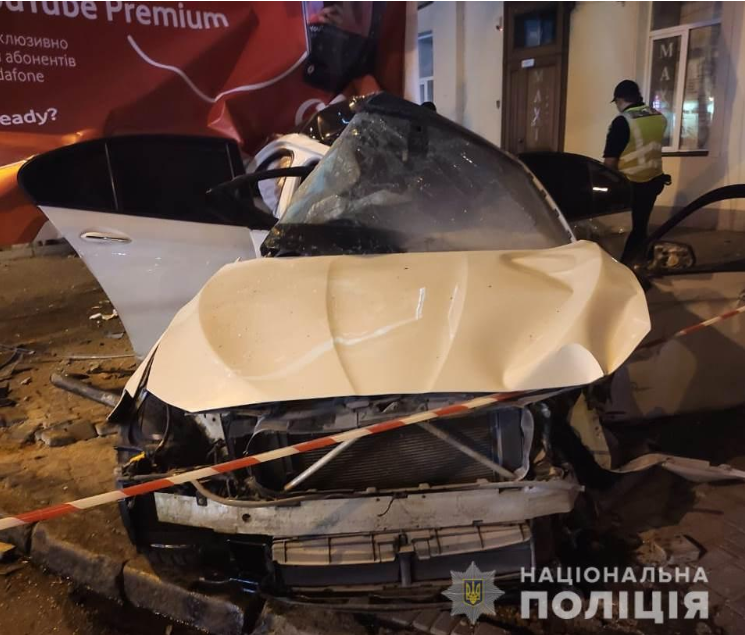 ДТП в Одессе. Фото: Нацполиция Одессы