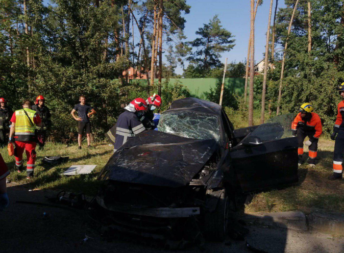 ДТП на Столичном шоссе. Фото: ГосЧС