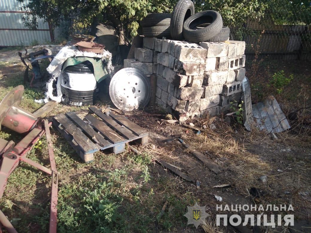 В Харьковской области взорвался артиллерийский снаряд. Фото: Facebook/ Полиция Харьковской области