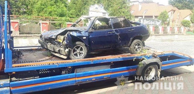 Смертельное ДТП под Ужгородом. Фото: Нацполиция
