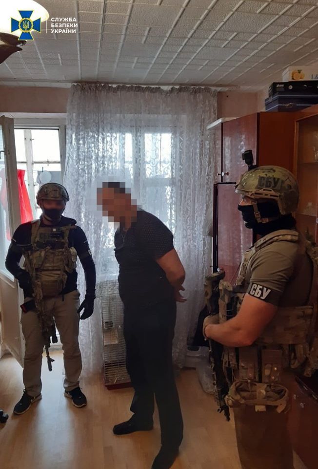 Підозрюваний.  Фото: СБУ