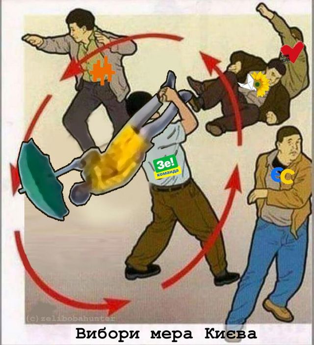 Реакція соцмереж на політ Верещук на парасольці.  Фото: Facebook
