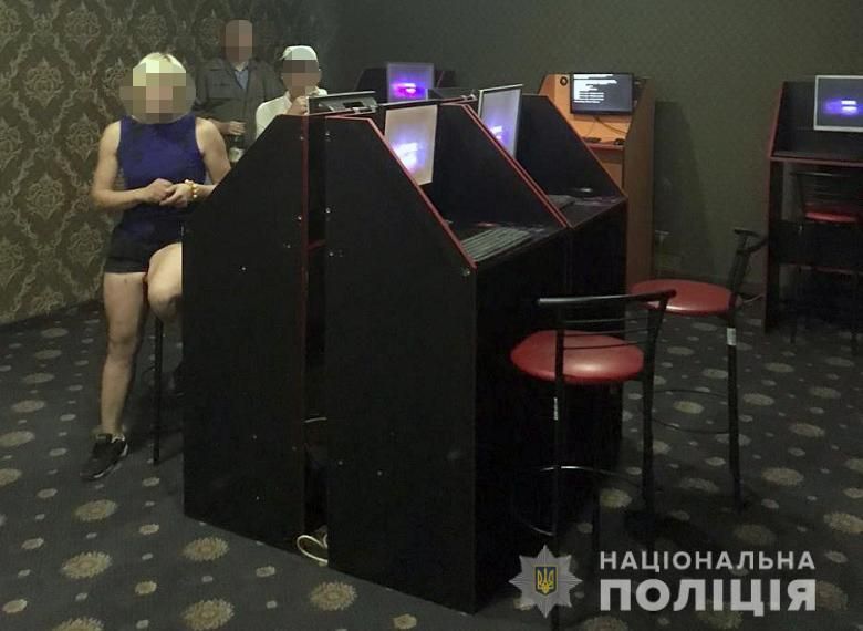 Підпольне казино. Фото: пресс-служба поліції Києва