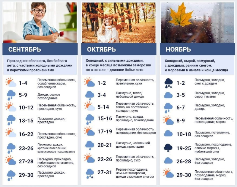 Погода в Украине осенью. Прогноз от народного синоптика. Коллаж: Сегодня