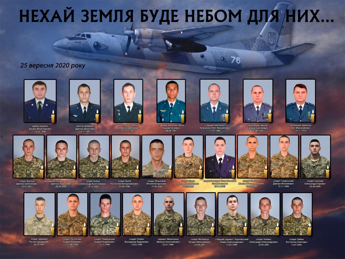 Загиблі в авіакатастрофі Ан-26