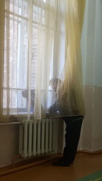 Голосування на підвіконні. 