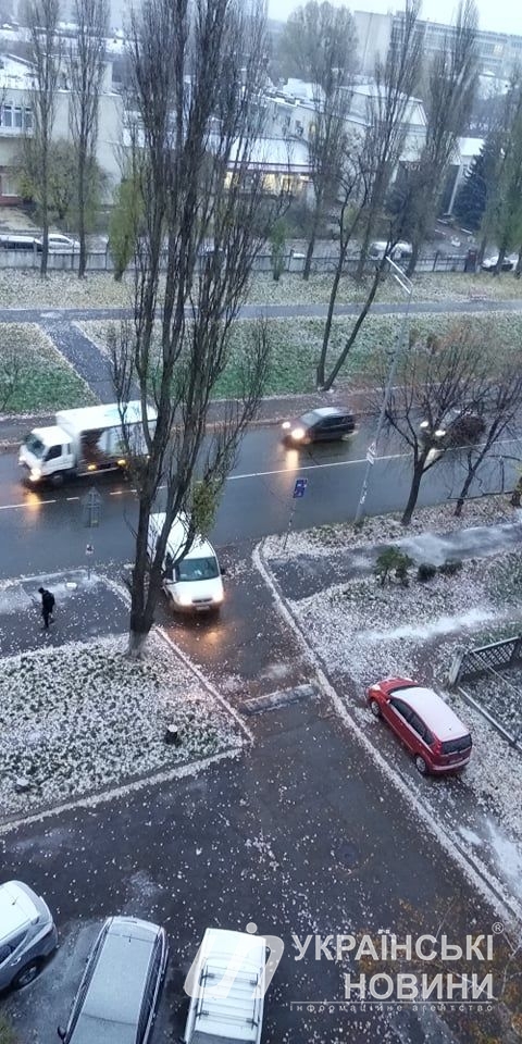 Снег в Киеве