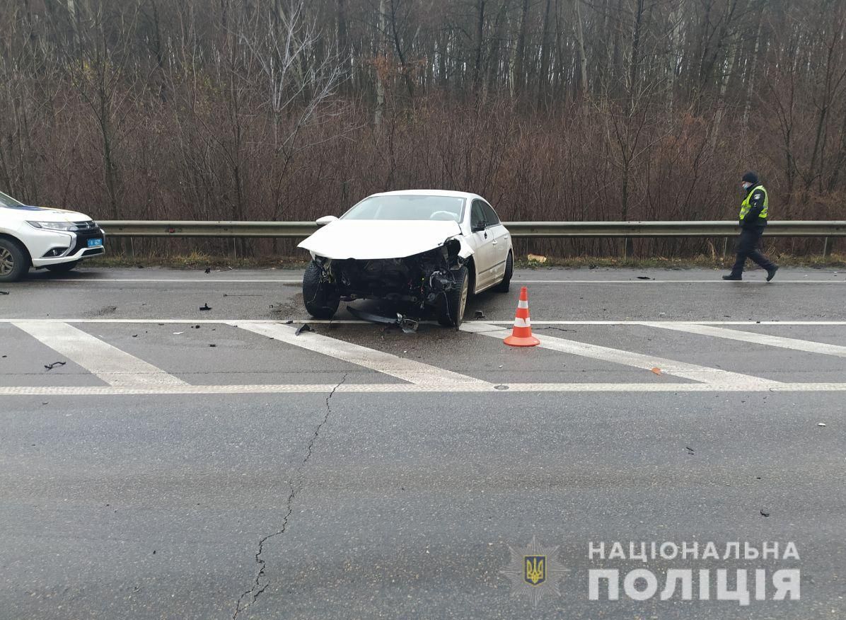 ДТП під Харковом.  Фото: ГУНП в Харківській області