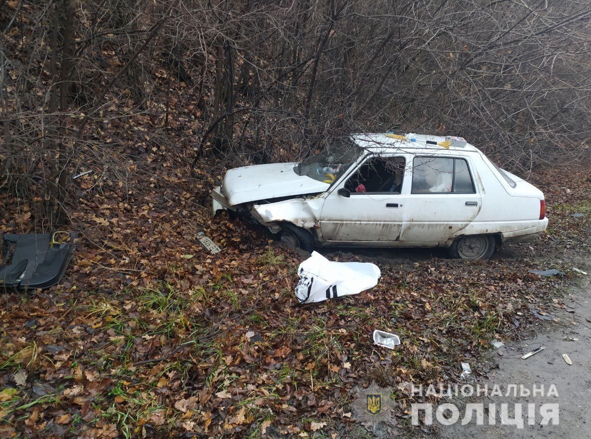 ДТП під Харковом.  Фото: ГУНП в Харківській області