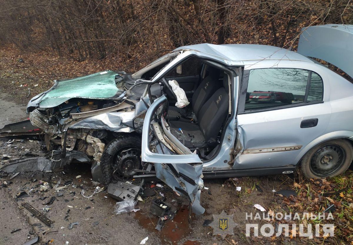 ДТП під Харковом.  Фото: ГУНП в Харківській області