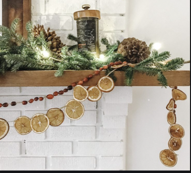 Апельсиновое украшение. Фото: ispydiy.com
