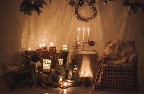Новогодняя фотозона. Фото: pinterest