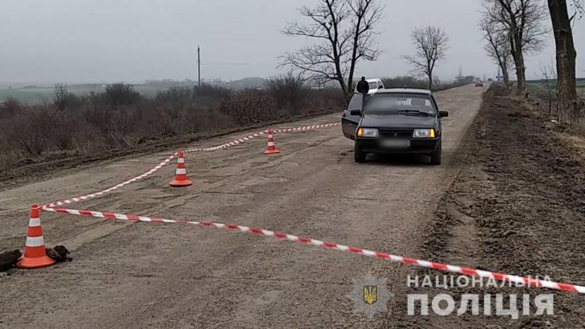 Вбивство в автомобілі під Одесою.  Фото: прес-служба Нацполіціі Одеської області
