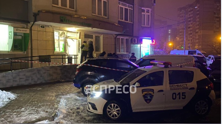 На месте взрыва работают правоохранители Фото: t.me/vartovi_kyiv

