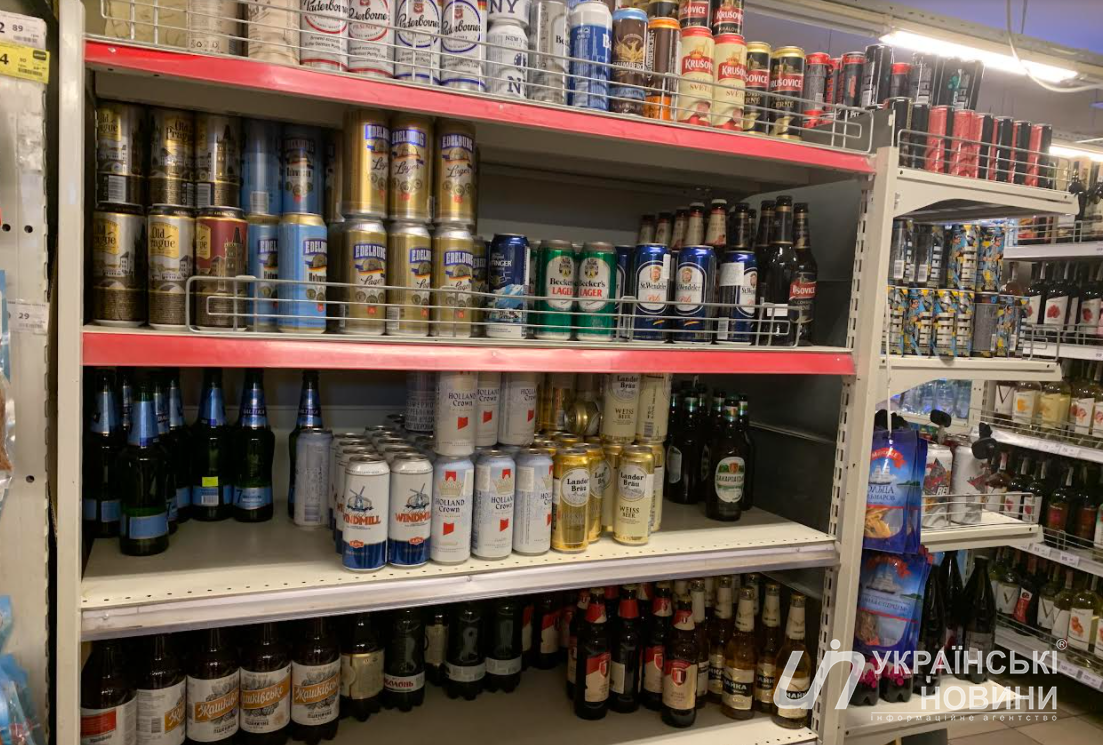 В Киеве снова продают алкоголь