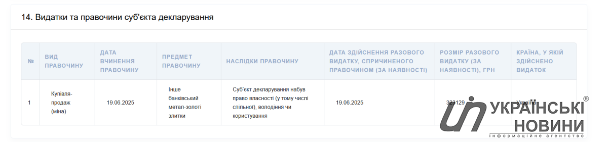 Декларація. Скриншот: УН