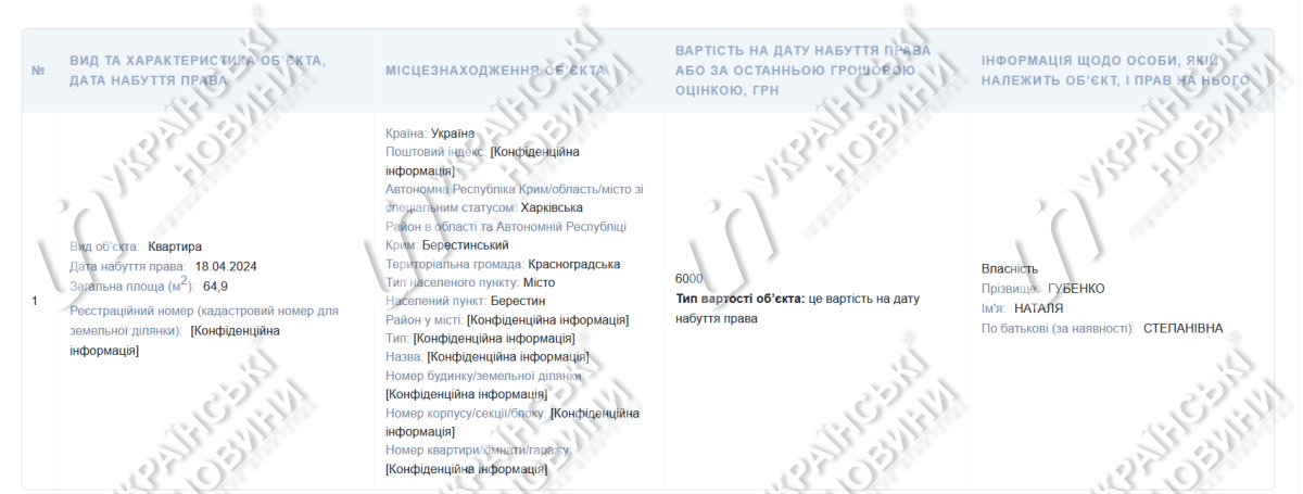 Декларація Н. Губенко. Фото: Українські Новини