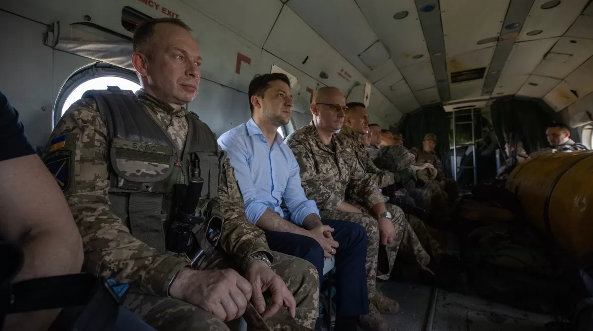 Первый визит Зеленского-президента на Донбасс. Фото: пресс-служба Президента