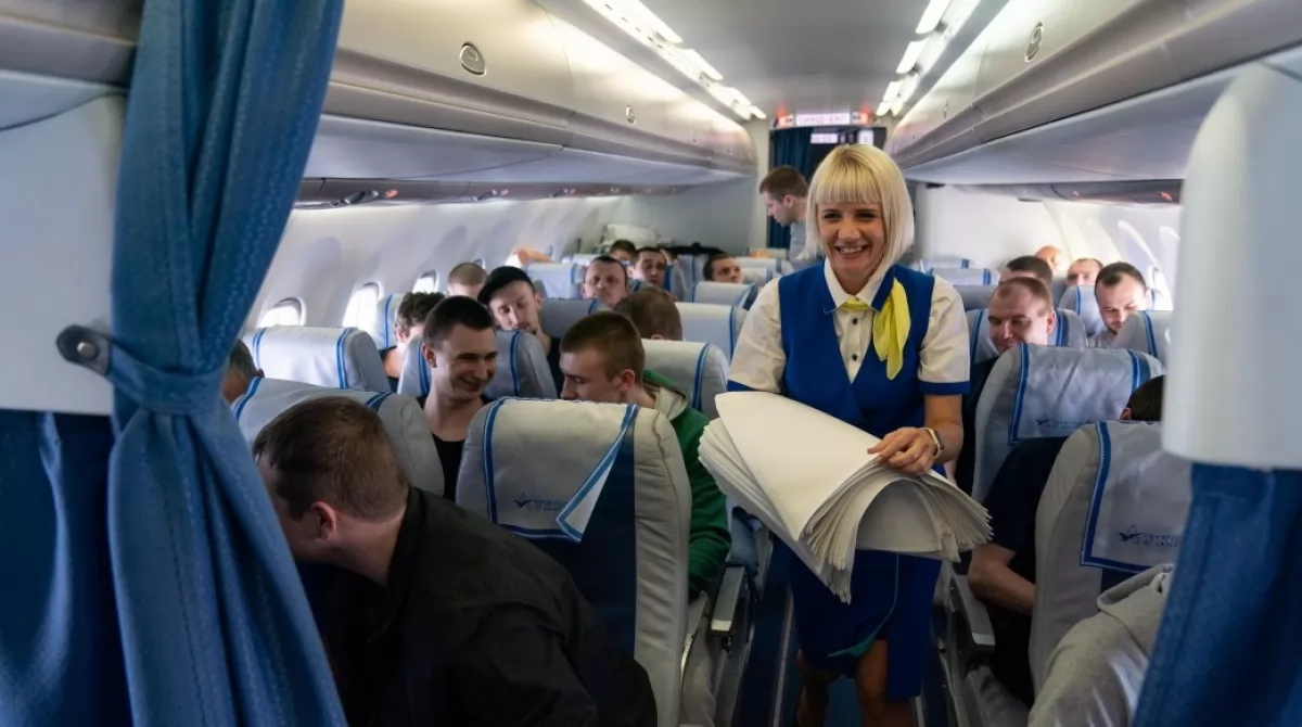 Возвращение освобожденных украинцев. Фото: ОПУ