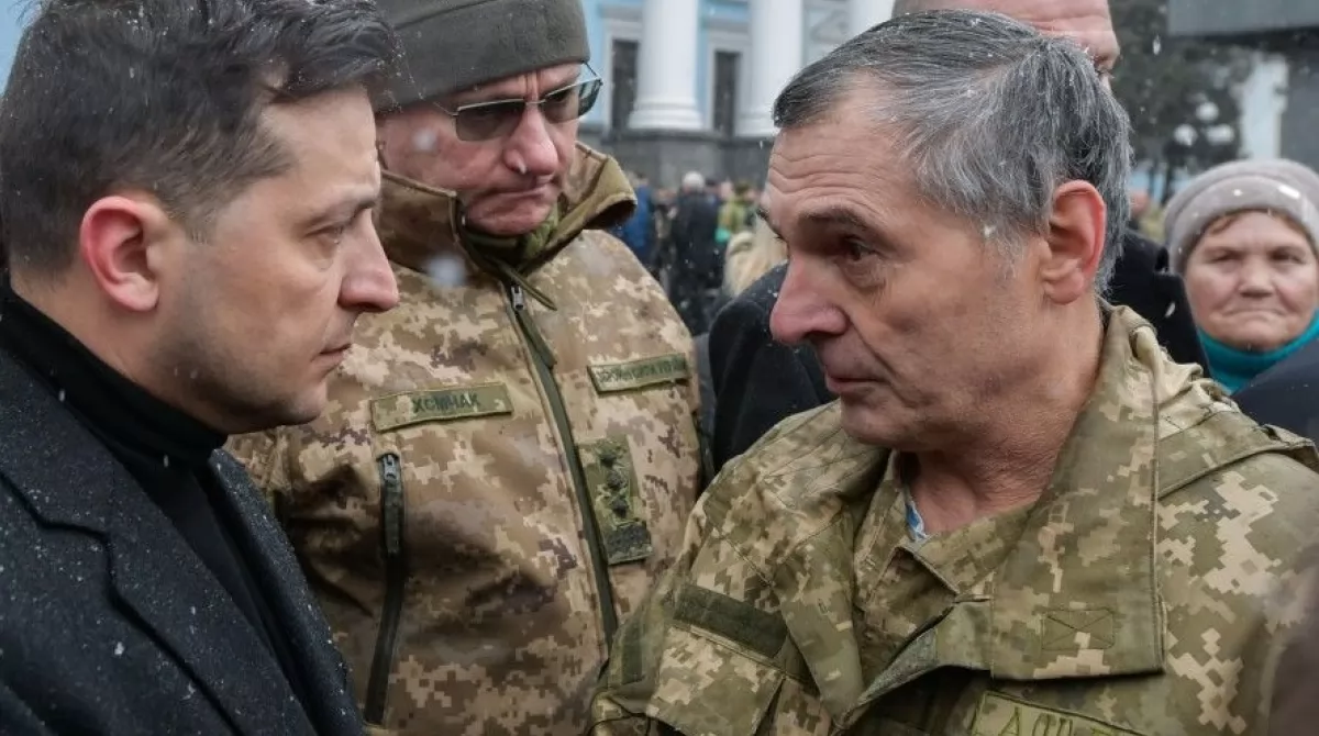 Президент Владимир Зеленский принял участие в почтении погибших киборгов в донецком аэропорту.Фото:president.gov.ua Президент Владимир Зеленский принял участие в почтении погибших киборгов в донецком аэропорту.Фото:president.gov.ua