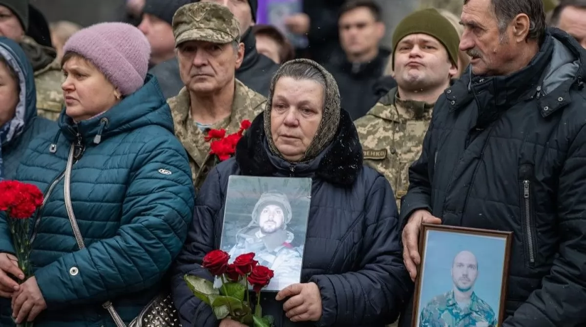 В Киеве прошел день памяти погибших киборгов в донецком аэропорту.Фото:president.gov.ua В Киеве прошел день памяти погибших киборгов в донецком аэропорту.Фото:president.gov.ua
