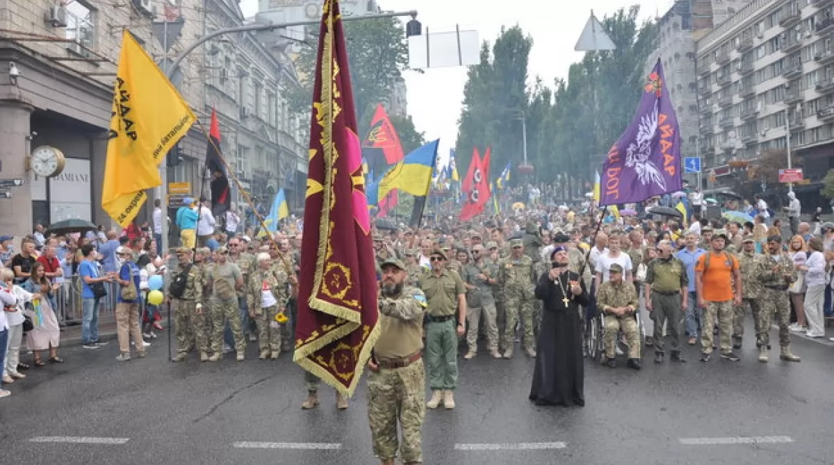 В Киеве прошел Марш защитников 2020. Фото: Цензор.нет В Киеве прошел Марш защитников 2020. Фото: Цензор.нет