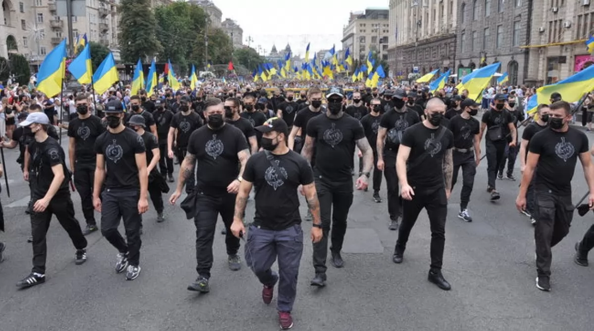 Марш защитников Украины прошел в центре Киева. Фото: Цензор.нет Марш защитников Украины прошел в центре Киева. Фото: Цензор.нет