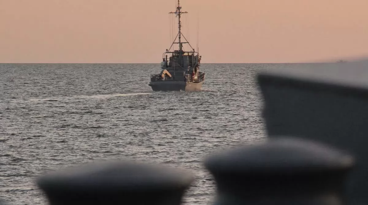 Украинский корабль. В Черном море начались учения 