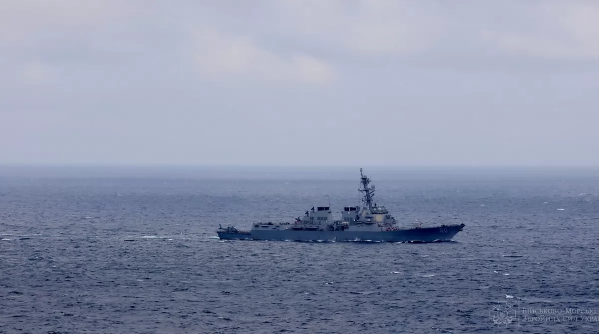 В учениях принимают участие корабли Украины и США. Фото: facebook.com/navy.mil.gov.uа