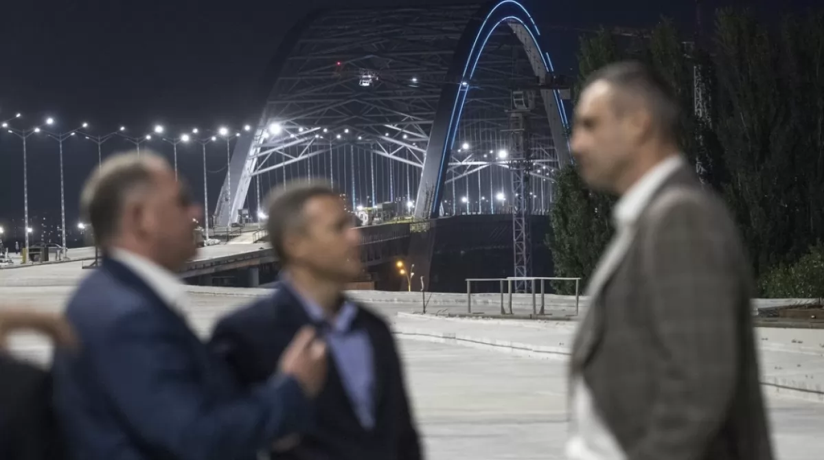 Подольско-Воскресенский мостовой переход в Киеве. Фото: kiev.klichko.org